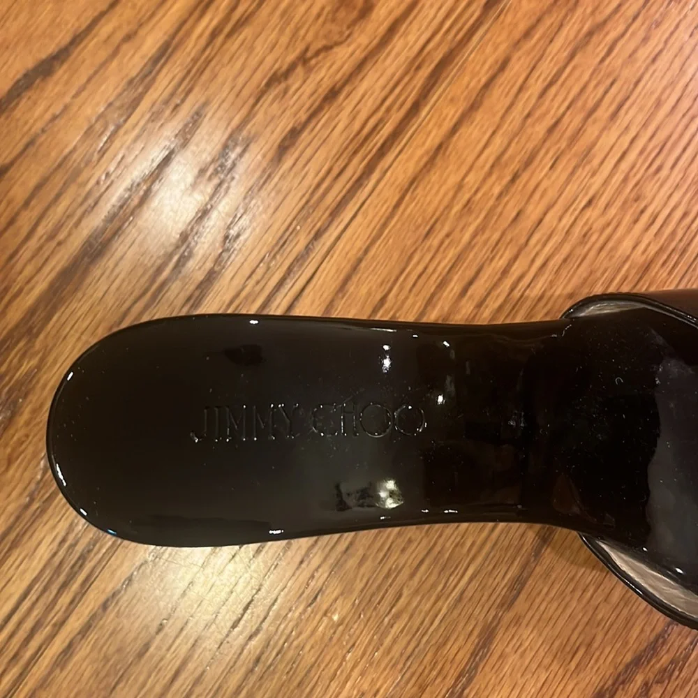 Jimmy Choo Woman’s Black Patent Wedges Size 39.5/9.5